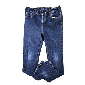 Old Navy Boys Jeans Size 18 Skinny Adjustable Waist Dark Wash